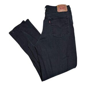 Vintage‎ 2001 Levi’s 512 Slim Fit Tapered Leg Black Jean Pants Women’s 16 MIS